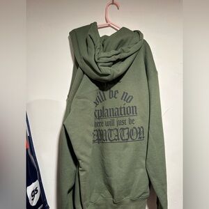 Green Reputation hoodie. Sz S